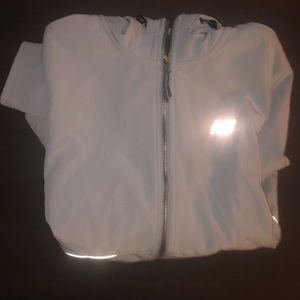 New Balance Light Grey Hooded Zip